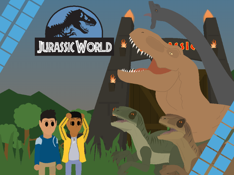STYLIZED Jurassic Park/World & Camp cretaceous Vectors