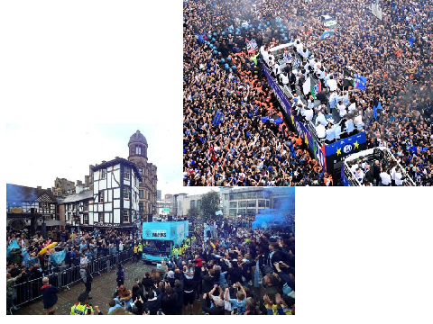 Man City Bus Parade