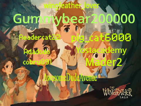 REMIX AND SIGN IF U LOVE THE WINGFEATHER SAGA!!!!!!!!! remix remix remix remix remix remix