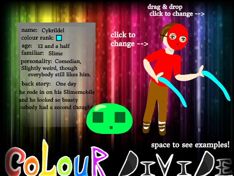 Colour Divide Character: Cykrildel