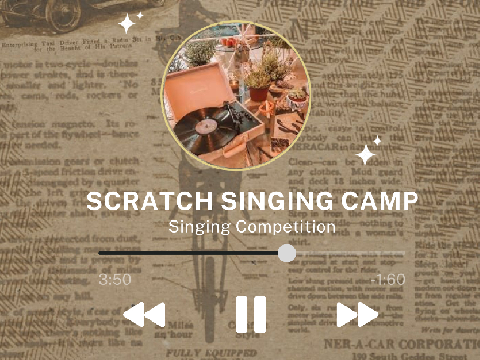 Singing and Songwriting Competition ~ Original song