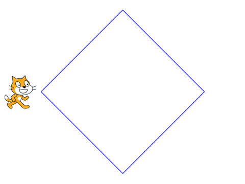 Recursive diamond animation!