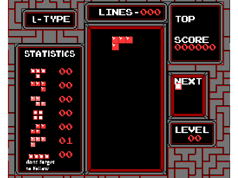 scuffed tetris