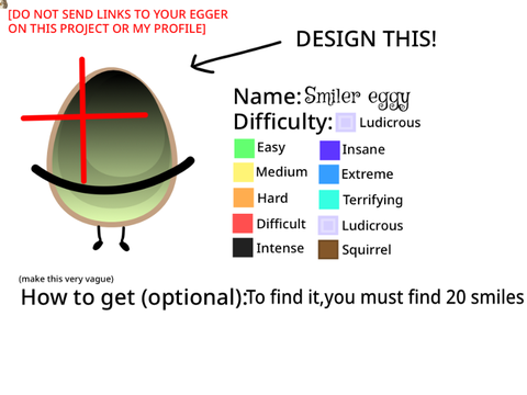 Make an egger for Find The Eggers: Remastered! remix