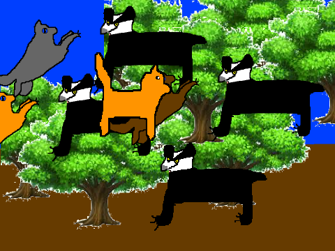 The badger fight 