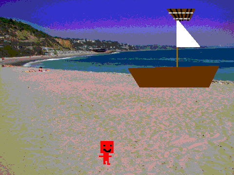 Red dude adventures!