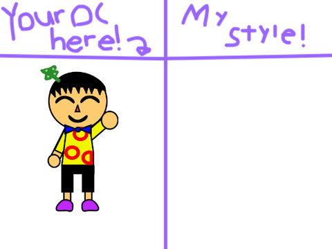 Your OC in my style! remix
