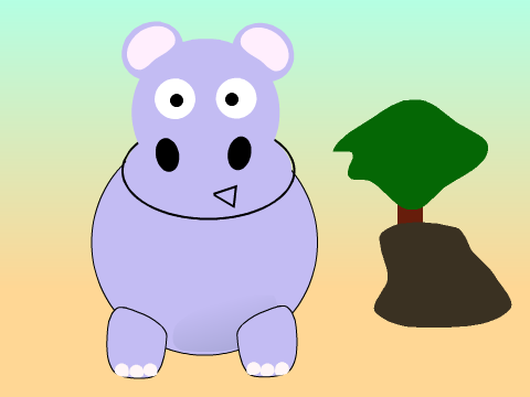 Art -The Vector Hippo-