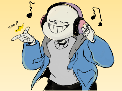what is sans listening to? NOT AGAIN