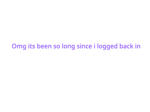 decided to log in again
