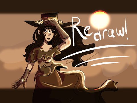 Redrawing old art (P.4?) + Process!