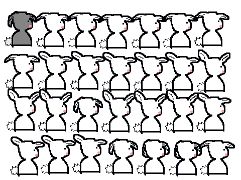 add your bunny to the ear flapping bunnies.