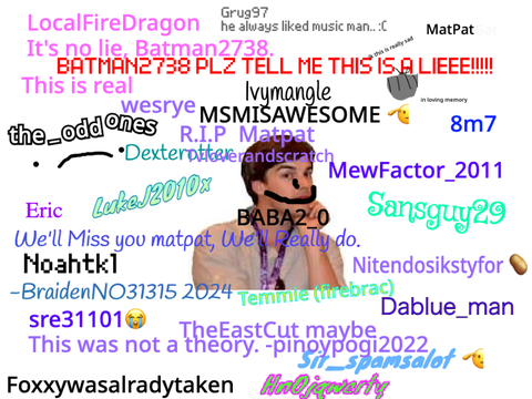 Remix and put your name if you miss matpat! remix remix