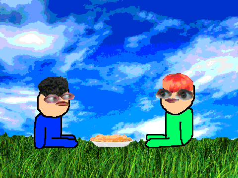 Rick and Nick and the pie