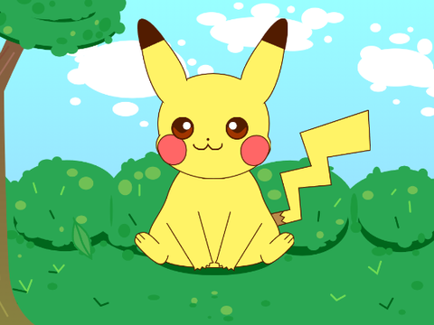 Pikachu Paralax (mobile friendly)