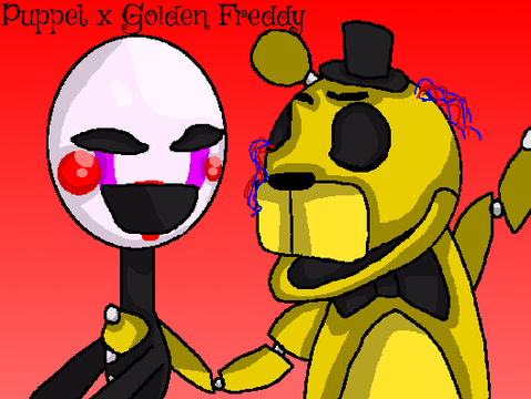Puppet x Golden Freddy Speedpaint