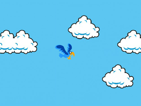 fortlaufende Wolken
