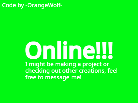 Online Checker by -OrangeWolf- remix