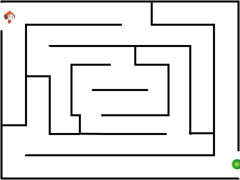 Maze template