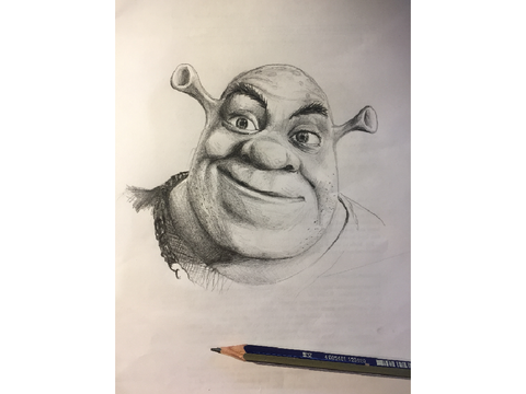 i drew shrek