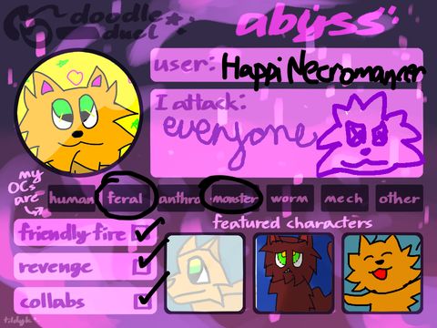 HappiNecromancer’s Doodle Duel Profile