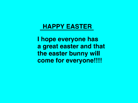 Happy easter