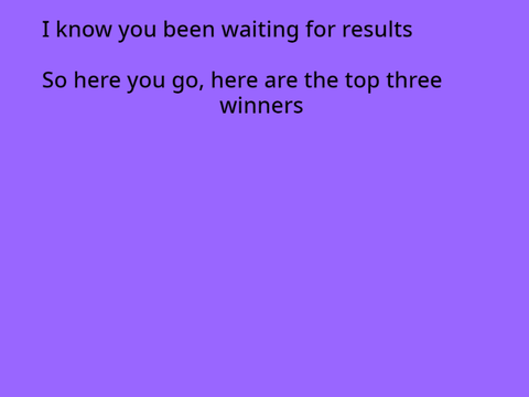 50 follower contest results