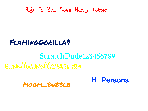 Sign If You Love Harry Potter!!!!! 