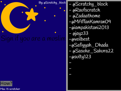 Sign if you are a Muslim  remix