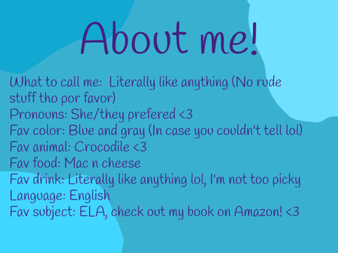 My bio!