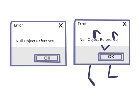 Null object reference