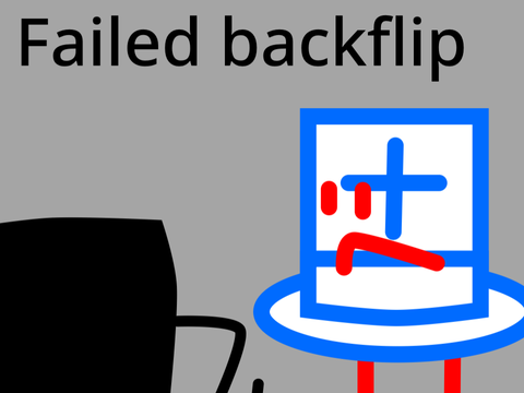 JEFF 2A : failed backflip