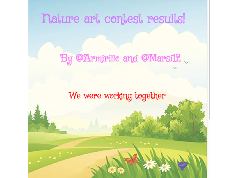 Nature Art Contest 2024 Results!