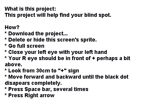Find Your Blind spot