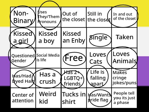 Non-Binary Bingo!  remix