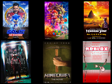 Video Game Movie Posters