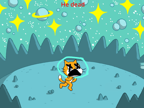 Scratch cat on mars