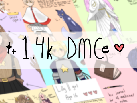 !!! ✨ 1.4k+ DMCE✨ !!!