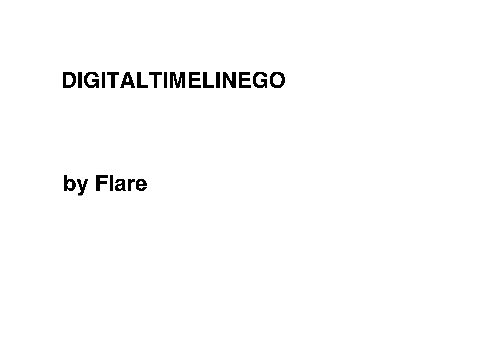 Digital timeline where I'm shamed to death