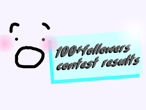 100+followers contest results
