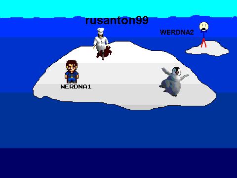 add someone stranded on an iceberg!