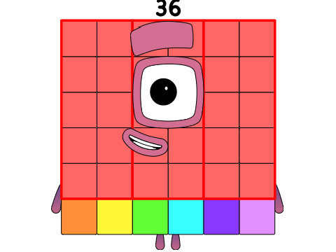 Numberbingo Rainbow 36.