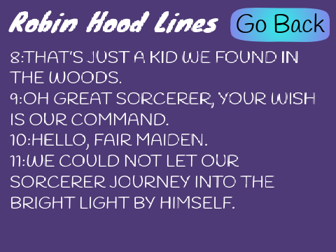 My Audition (lines are in the project)