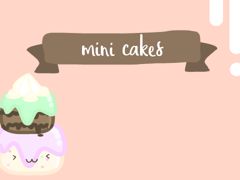❧ Mini-Cakes 