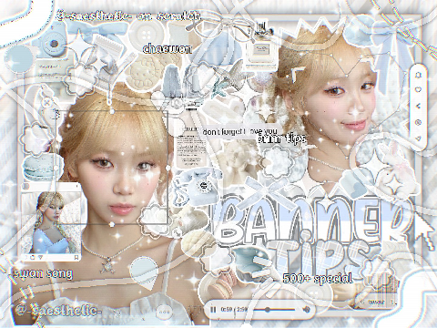 ꒰ ㅅ　 ͟⁵͟⁰͟⁰͟⁺　spec͟i͟a͟l͟　ⵓ　banner tips + hacks　ꔫ