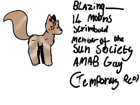 Blazing___ [no suffix yet] TEMPORARY REF
