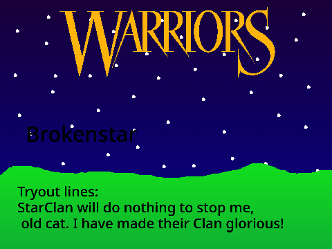 Warrior cats- Into the wild -Episodes- Brokenstar