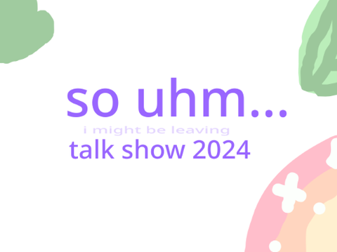 So hum...      ( the talk show) 