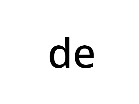 de