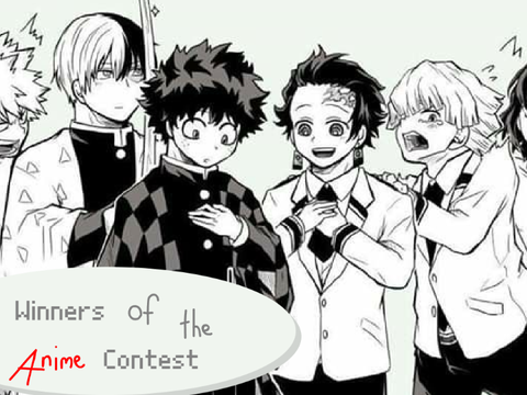 Winners of Anime Contest!